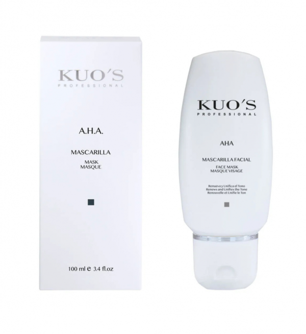Mascarilla Facial AHA, 100 ml. - Kuo's