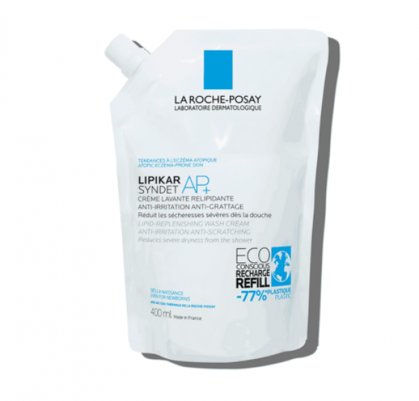  Lipikar Syndet AP+ Recarga Crema de Ducha, 400 ml. - La roche Posay