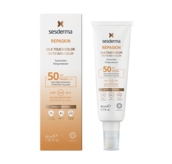 Repaskin Fotoprotector Tacto Seda Color SPF 50+, 50 ml . - Sesderma