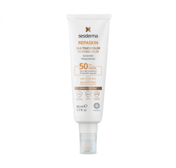 Repaskin Fotoprotector Tacto Seda Color SPF 50+, 50 ml . - Sesderma