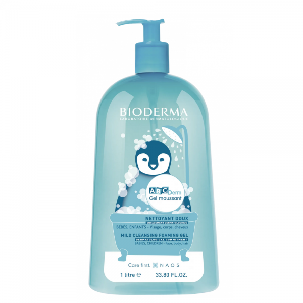 ABCDerm Gel Moussant, 1 L. - Bioderma