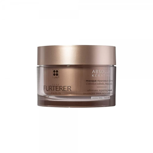 Absolue Kératine Mascarilla Reparación Extrema - Cabellos Gruesos, 200 ml. - René Furterer