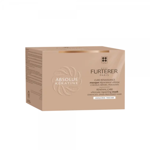 Absolue Kératine Mascarilla Reparación Extrema - Cabellos Gruesos, 200 ml. - René Furterer