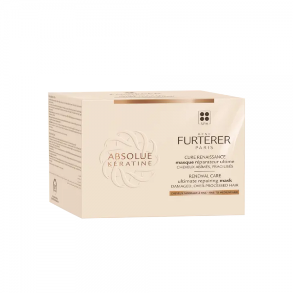 Absolue Kératine Mascarilla Reparación Extrema - Cabellos Normales a Finos, 200 ml. - René Furterer