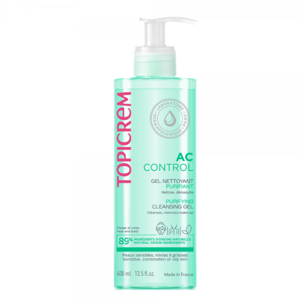 AC Contorl Gel Control Limpiador Purificante, 400 ml. - Topicrem