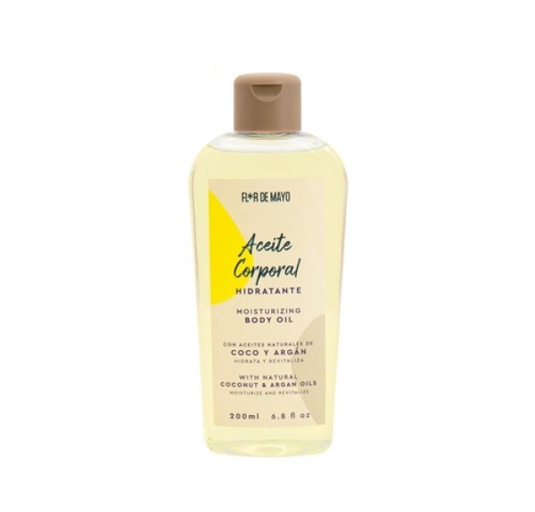 Aceite Hidratante Corporal Coco y Argán, 200 ml. - Flor de Mayo