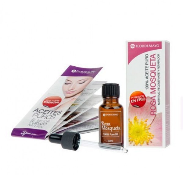 Aceite Puro 100% Rosa Mosqueta , 20 ml. - Flor de Mayo