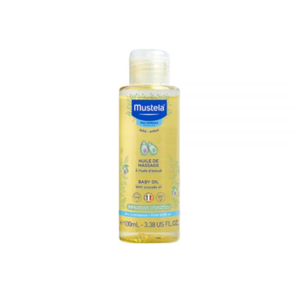 Aceite de Masaje con Aguacate Bio, 100 ml. - Mustela
