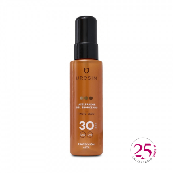 Acelerador del Bronceado SPF30, 100 ml. - Uresim