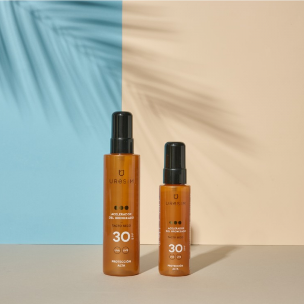 Acelerador del Bronceado SPF30, 200 ml. - Uresim