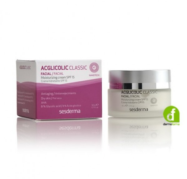 Acglicolic Classic Crema Hidratante SPF15, 50 ml. - Sesderma