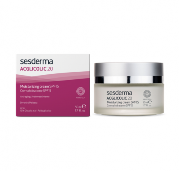 Acglicolic 20 Crema Hidratante SPF15, 50 ml. - Sesderma