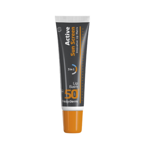 Active Sun Screen SPF 50+ Bálsamo Labial, 15 ml. - Frezyderm