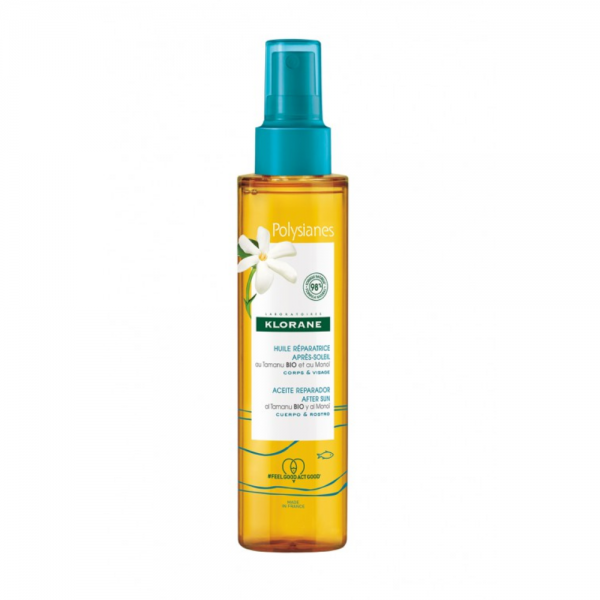 Aceite Reparador Aftersun, 150 ml. - Klorane 