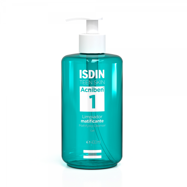 Acniben Gel Limpiador Matificante, 400 ml. - Isdin