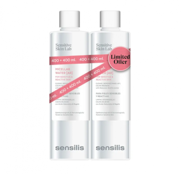 Promo Agua Micelar [AR], 400 + 400 ml. - Sensilis