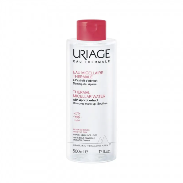 Agua Micelar Termal Pieles Sensibles, 500 ml. - Uriage