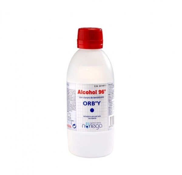 Alcohol Sanitario Orby 96º, 250 ml. - Loftifar