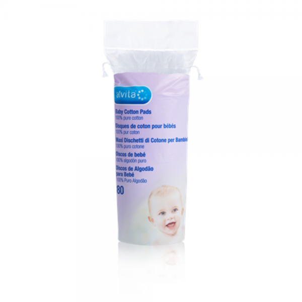 Alvita Discos de Algodon Bebes, 80 U. - Alliance Healthcare