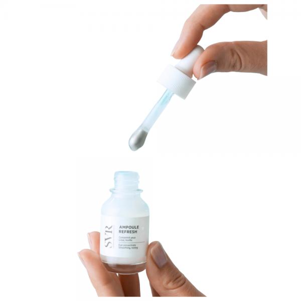 Ampoule Refresh Day Concentrado de Ojos Tonificante y Alisante, 15 ml. - SVR