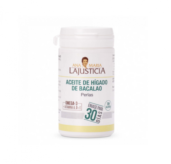 Aceite De Higado De Bacalao + Vitamina E, 90 Perlas. - Ana Maria Lajusticia