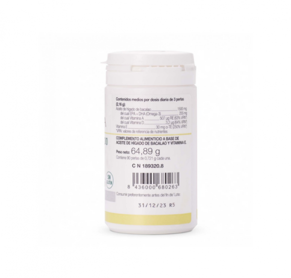 Aceite De Higado De Bacalao + Vitamina E, 90 Perlas. - Ana Maria Lajusticia