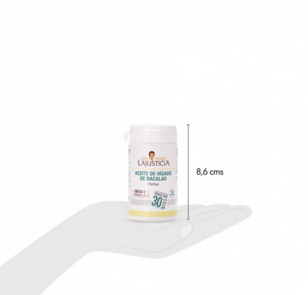 Aceite De Higado De Bacalao + Vitamina E, 90 Perlas. - Ana Maria Lajusticia