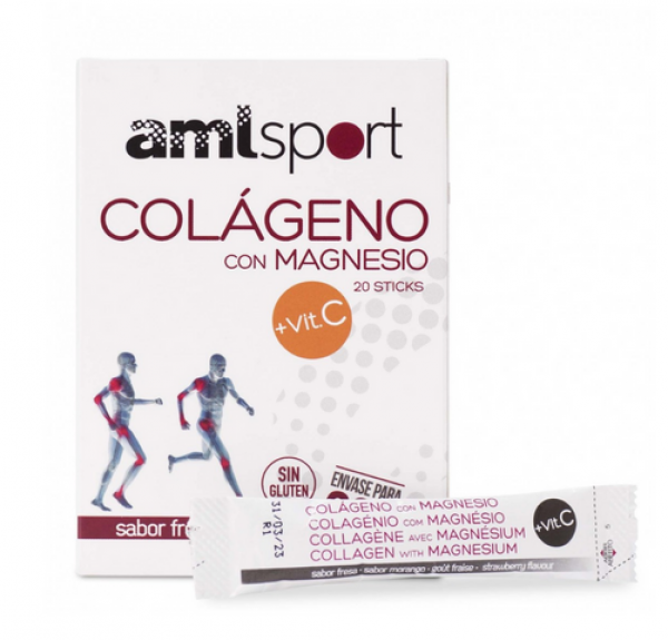 Colageno Con Magnesio + Vit C, 20 Sticks. - Ana Maria Lajusticia