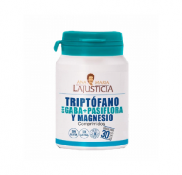 Triptófano Con Gaba + Pasiflora y Magnesio, 60 Comp. - Ana Maria Lajusticia