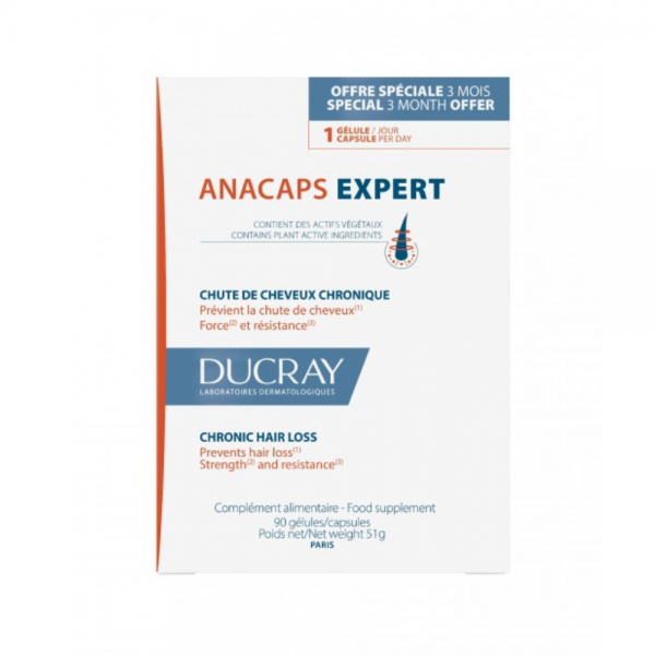 Anacaps Expert Complemento Alimenticio, 90 Caps - Ducray
