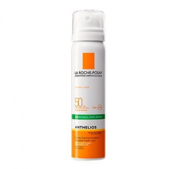 Pack Anthelios Bruma Facial Invisible Anti-Brillos SPF 50+, 75 ml + 75 ml. - La Roche Posay