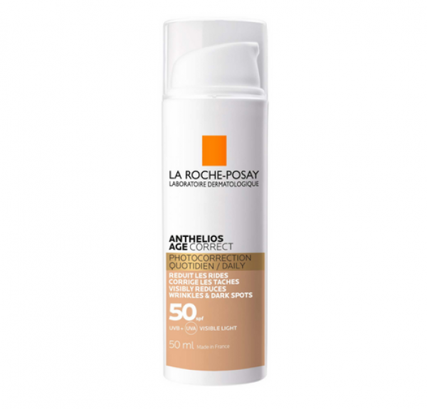 Anthelios Age Correct SPF 50 Con Color, 50 ml. - La Roche Posay
