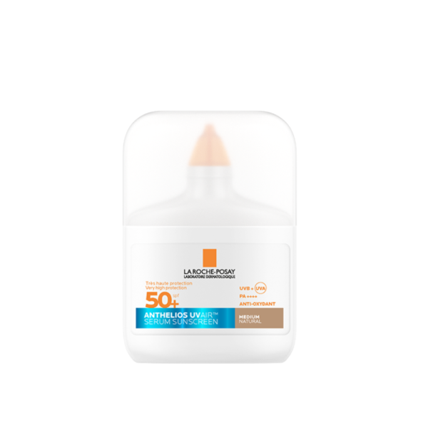 Anthelios UV Air Serum Protector Solar SPF50+ Tono Medium, 50 ml. - La Roche Posay