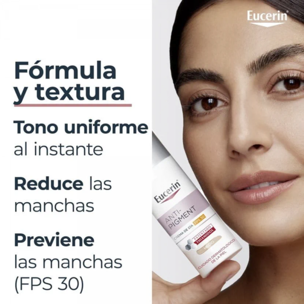Anti-Pigment Día FPS 30 con Color, 50 ml. - Eucerin
