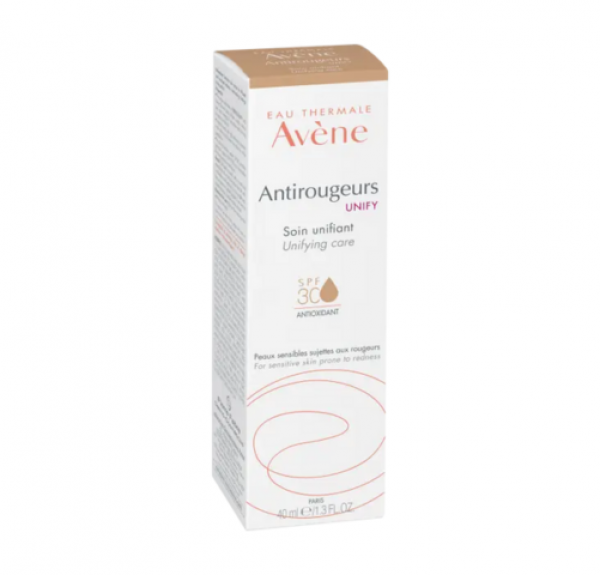 Antirojeces Unify Cuidado Unificador  SPF 30, 40 ml. - Avene