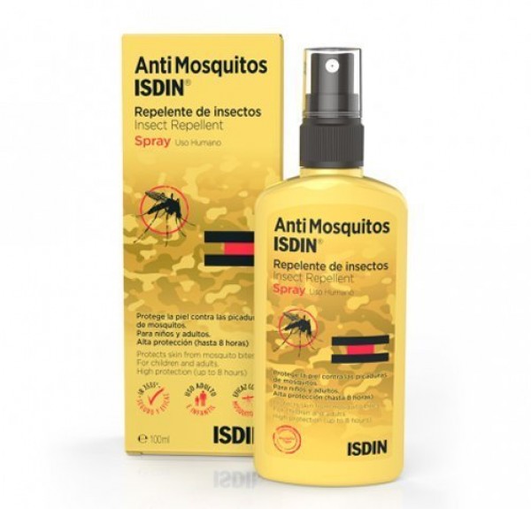 AntiMosquitos Repelente de Insectos Spray, 100 ml. - Isdin