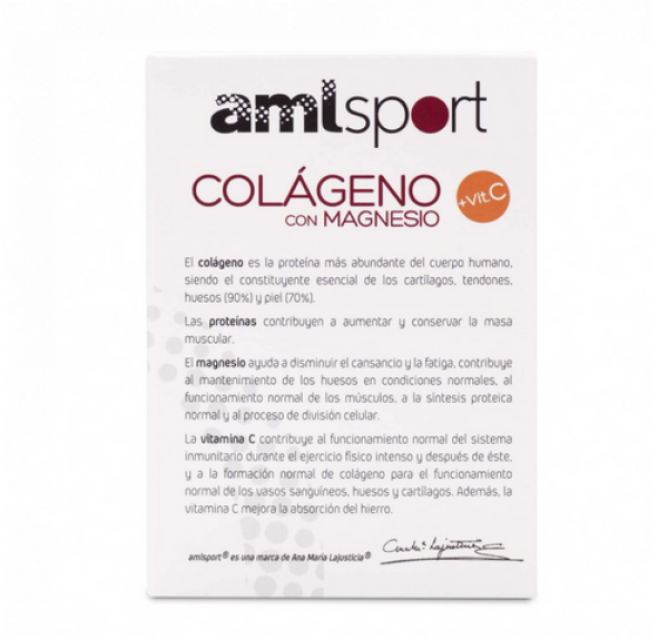 Colageno Con Magnesio + Vit C, 20 Sticks. - Ana Maria Lajusticia
