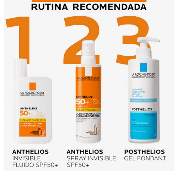 Pack Anthelios Spray Invisible SPF50+, 200 ml + 200 ml . - La Roche Posay