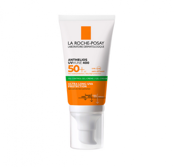 Anthelios UVMUNE 400 SPF50+, Oil Control Gel-Crema , 50 ml. - La Roche Posay