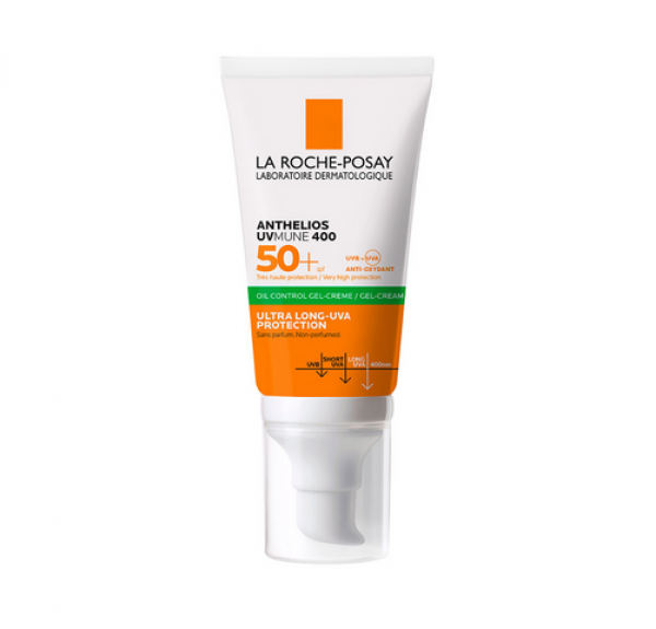 Anthelios UVMUNE 400 SPF50+, Gel-Crema Oil Control, 50 ml. - La Roche Posay