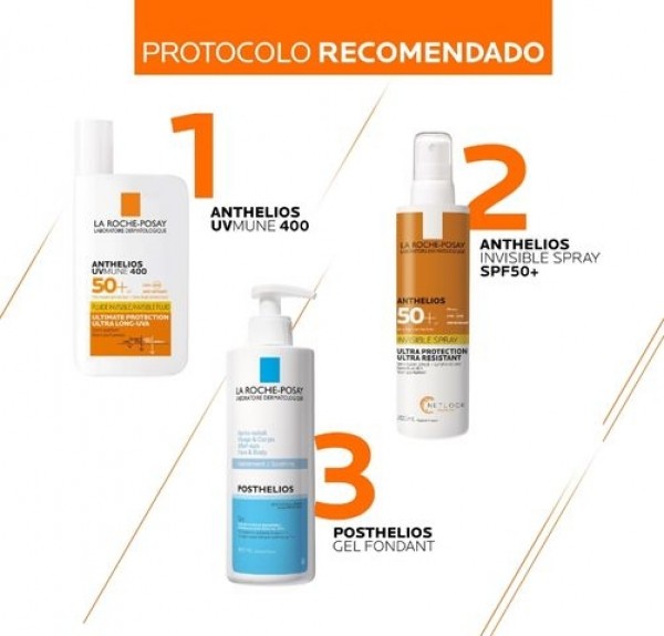 Anthelios UVMUNE 400 SPF50+, Fluido Invisble, 50 ml. - La Roche Posay