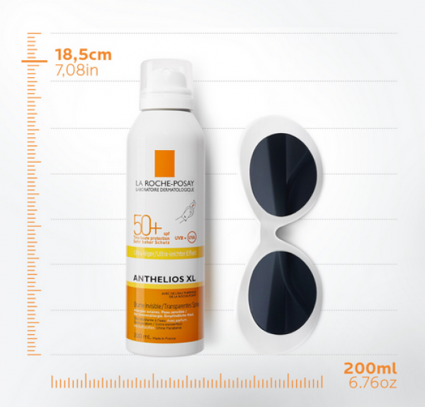 Anthelios SPF 50+ Bruma invisible Ultra Ligera, 200 ml. - La Roche Posay