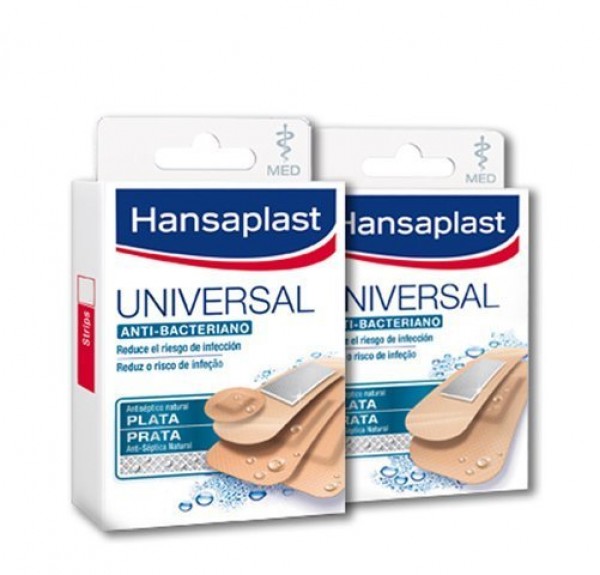  Apósito Universal Anti-Bacteriano, 20 apósitps - Hansaplast