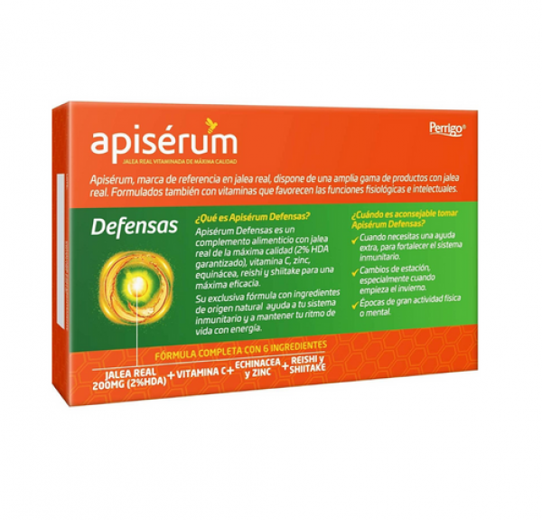 Apiserum Defensas, 30 Caps Blandas. - Perrigo