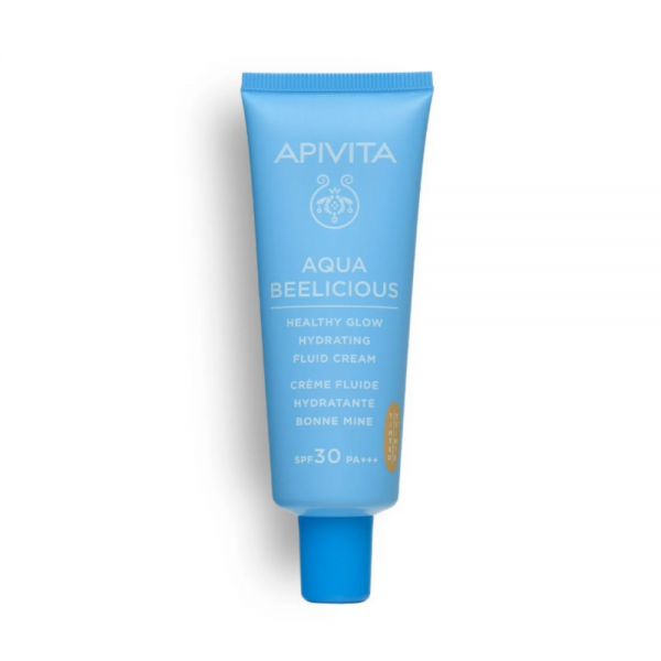 Aqua Beelicious Crema Fluida Iluminadora Hidratante SPF30 Color, 40 ml. - Apivita
