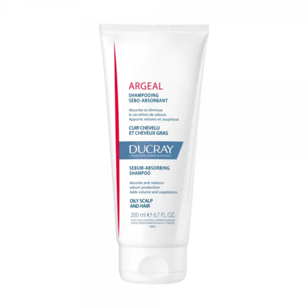 Argeal Champú Tratante Seboabsorbente, 150 ml.- Ducray