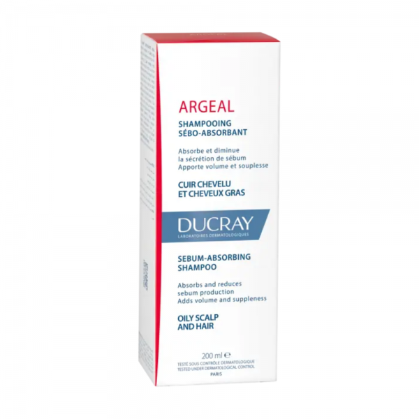 Argeal Champú Tratante Seboabsorbente, 150 ml.- Ducray