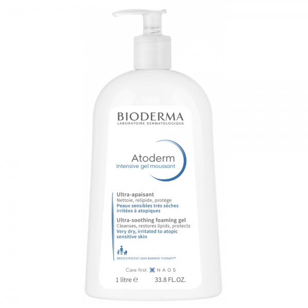 Atoderm Intensive Gel Moussant, 1 L. - Bioderma 