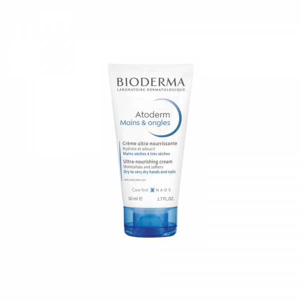 Atoderm Manos & Uñas, 50 ml. - Bioderma