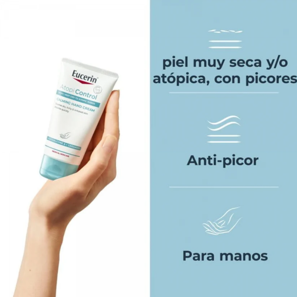 AtopiControl Crema de Manos, 75 ml. - Eucerin